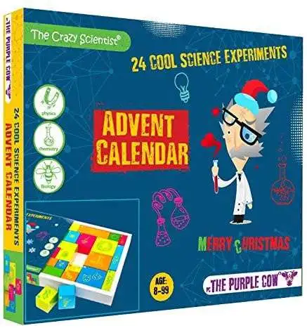 2021 Holiday The Crazy Scientist Advent Calendar [24 Cool Science Experiments!]