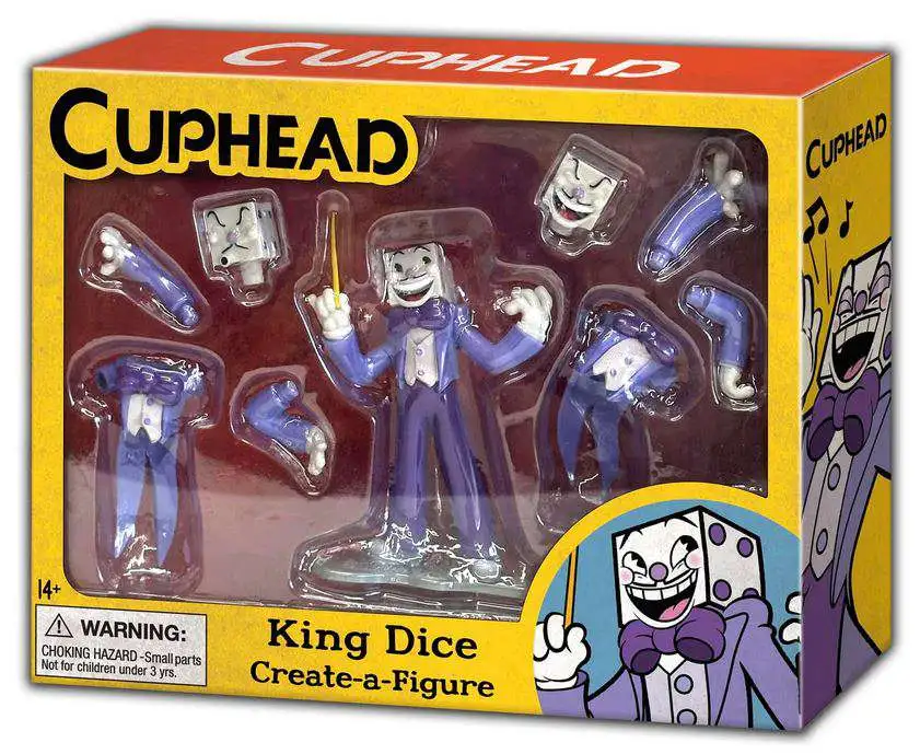 Cuphead Create-a-Figure King Dice Action Figure