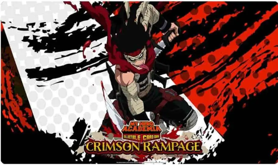 My Hero Academia Collectible Card Game Series 2 Crimson Rampage Hero Killer Stain Playmat