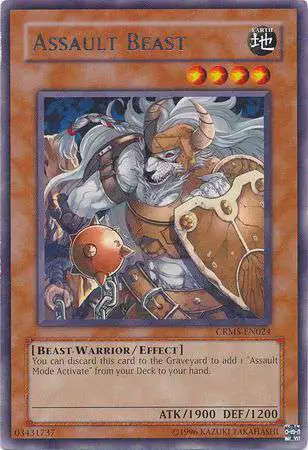 YuGiOh YuGiOh 5D's Crimson Crisis Rare Assault Beast CRMS-EN024