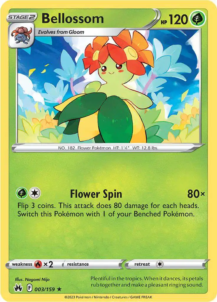 Pokemon Trading Card Game Crown Zenith Rare Bellossom #3