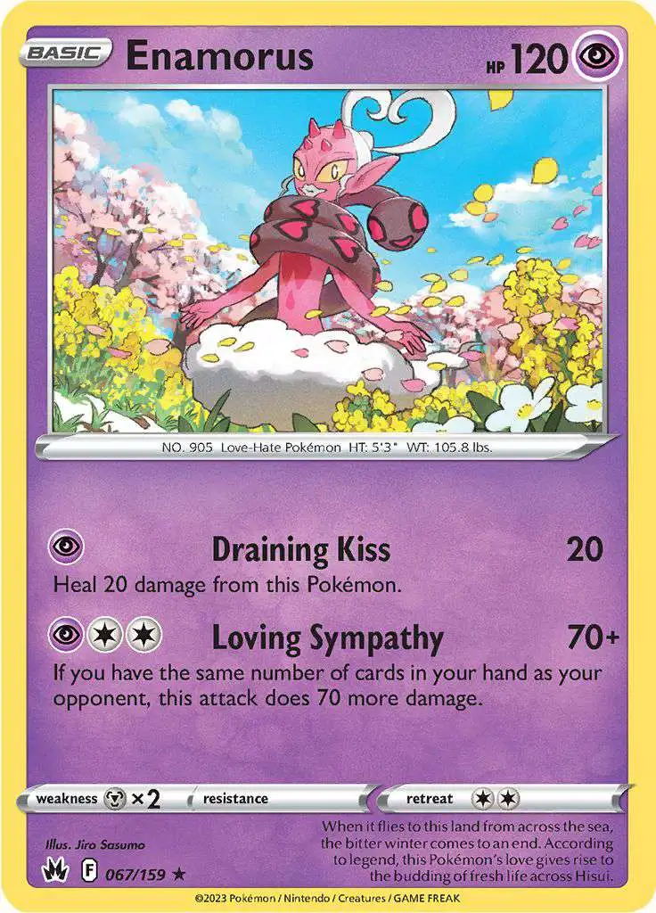 Pokemon Trading Card Game Crown Zenith Rare Enamorus #67