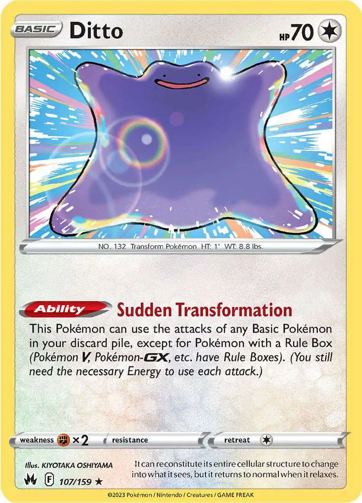 Pokemon Trading Card Game Pokemon GO Single Card Rare Holo Ditto