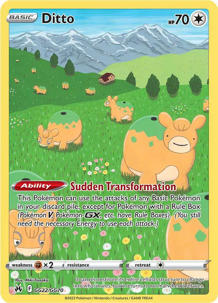 Pokemon Trading Card Game Pokemon GO Single Card Rare Holo Ditto