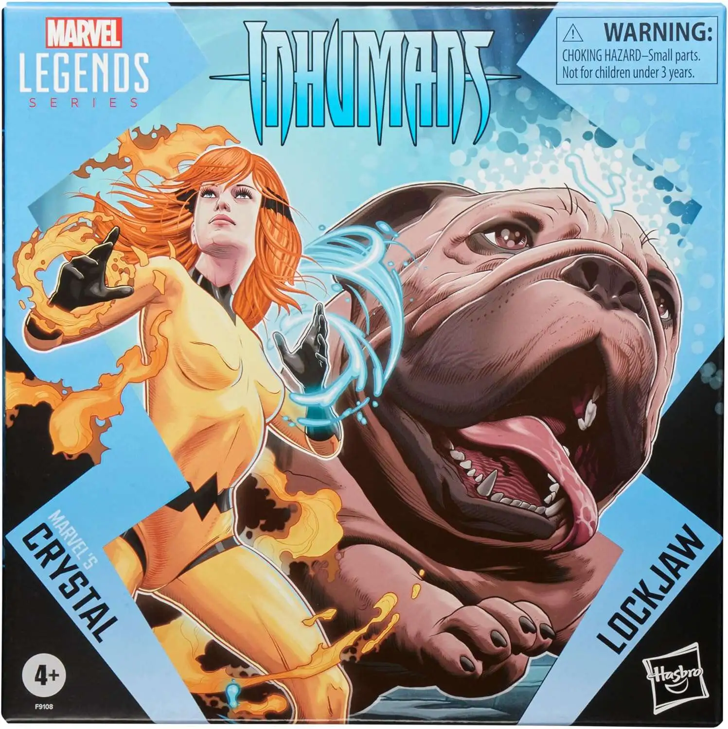 Inhumans Marvel Legends Crystal & Lockjaw Action Figure 2-Pack (Pre-Order ships January)