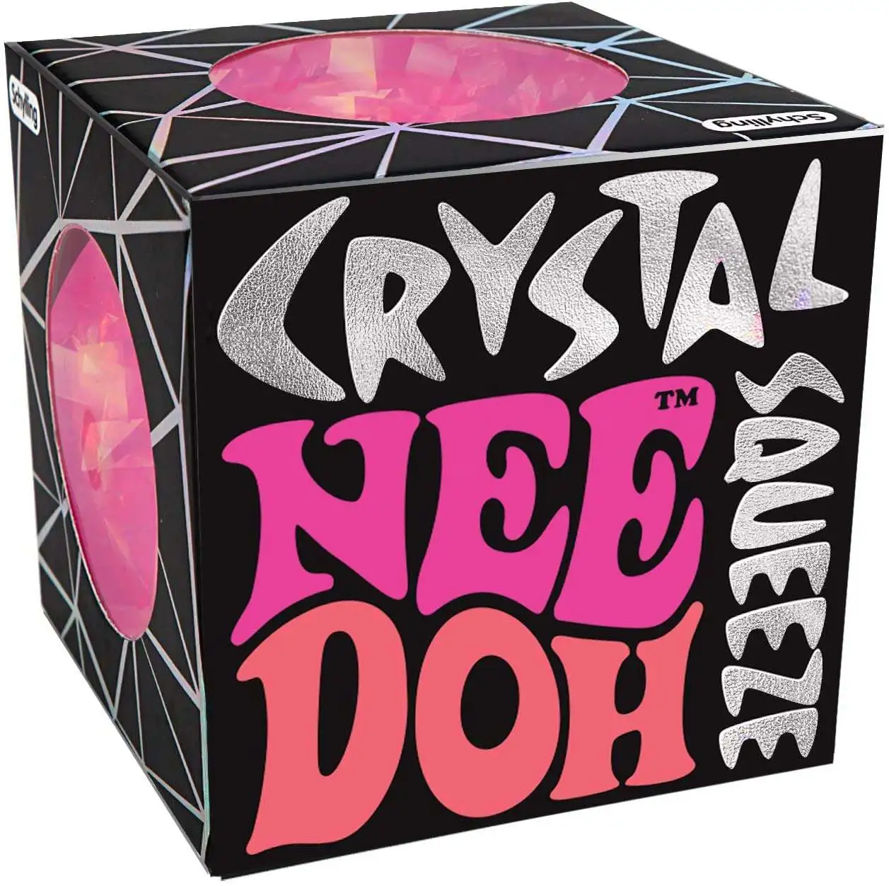 NeeDoh The Groovy Glob Crystal Small Stress Ball [1 RANDOM Color]