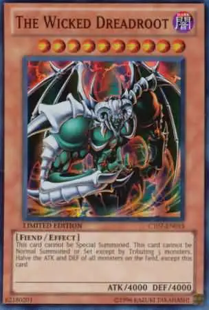 YuGiOh YuGiOh 5D's 2010 Collector Tin Super Rare The Wicked Dreadroot CT07-EN015