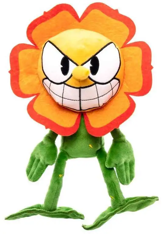 FUNKO CAGNEY CARNATION CUPHEAD 8" AUTHENTIC PLUSH NEW SERIES 2 IN HAND w/ TAGS 