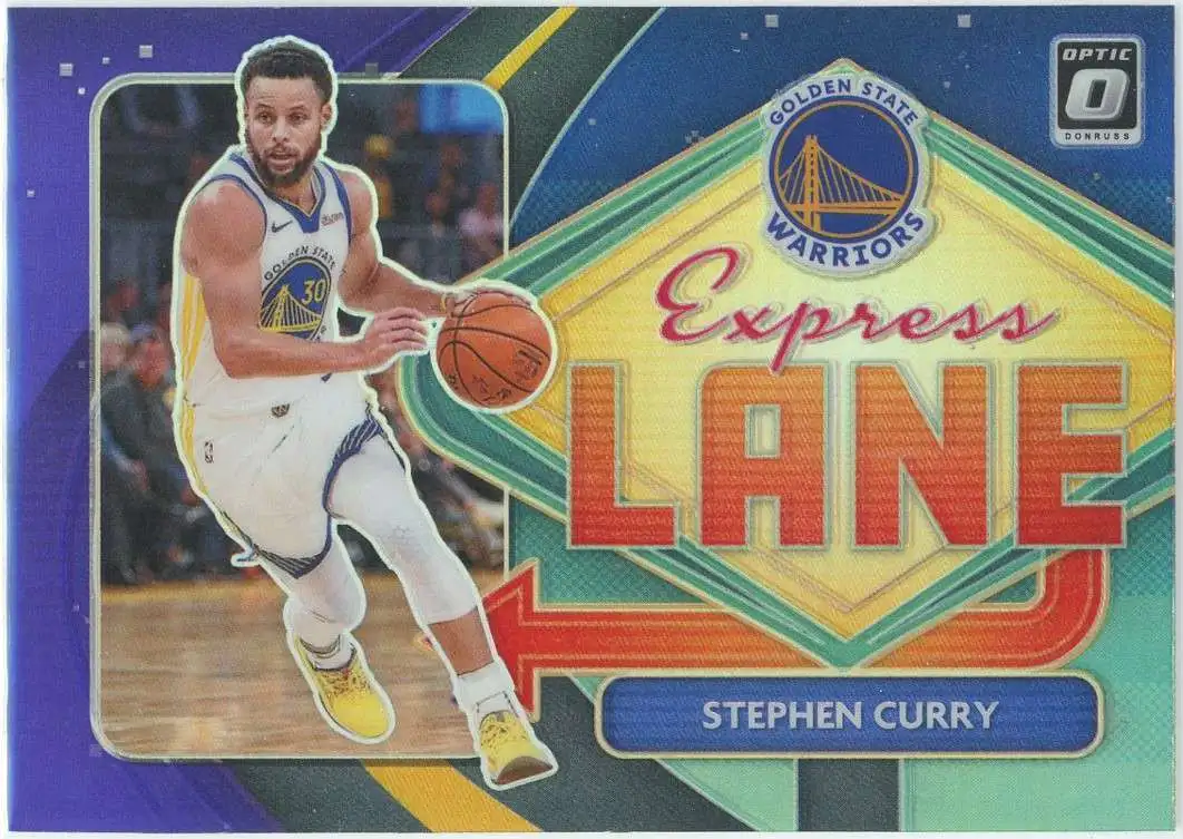 NBA 2020-21 Panini Donruss Optic Purple Prizm Stephen Curry #3 [Express Lane]