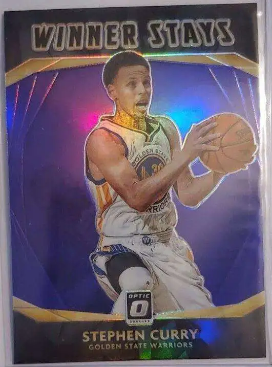 NBA Golden State Warriors 2020 Donruss Optic Basketball Stephen Curry #3 [Purple Winner Stays]