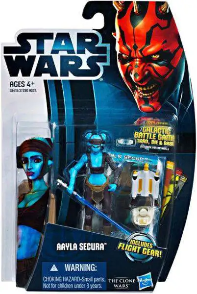 Star Wars Clone Wars 2012 Aayla Secura Action Figure #14