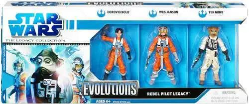 Star Wars Legacy Collection Evolutions Rebel Pilot Dorovio Bold Loose Complete 
