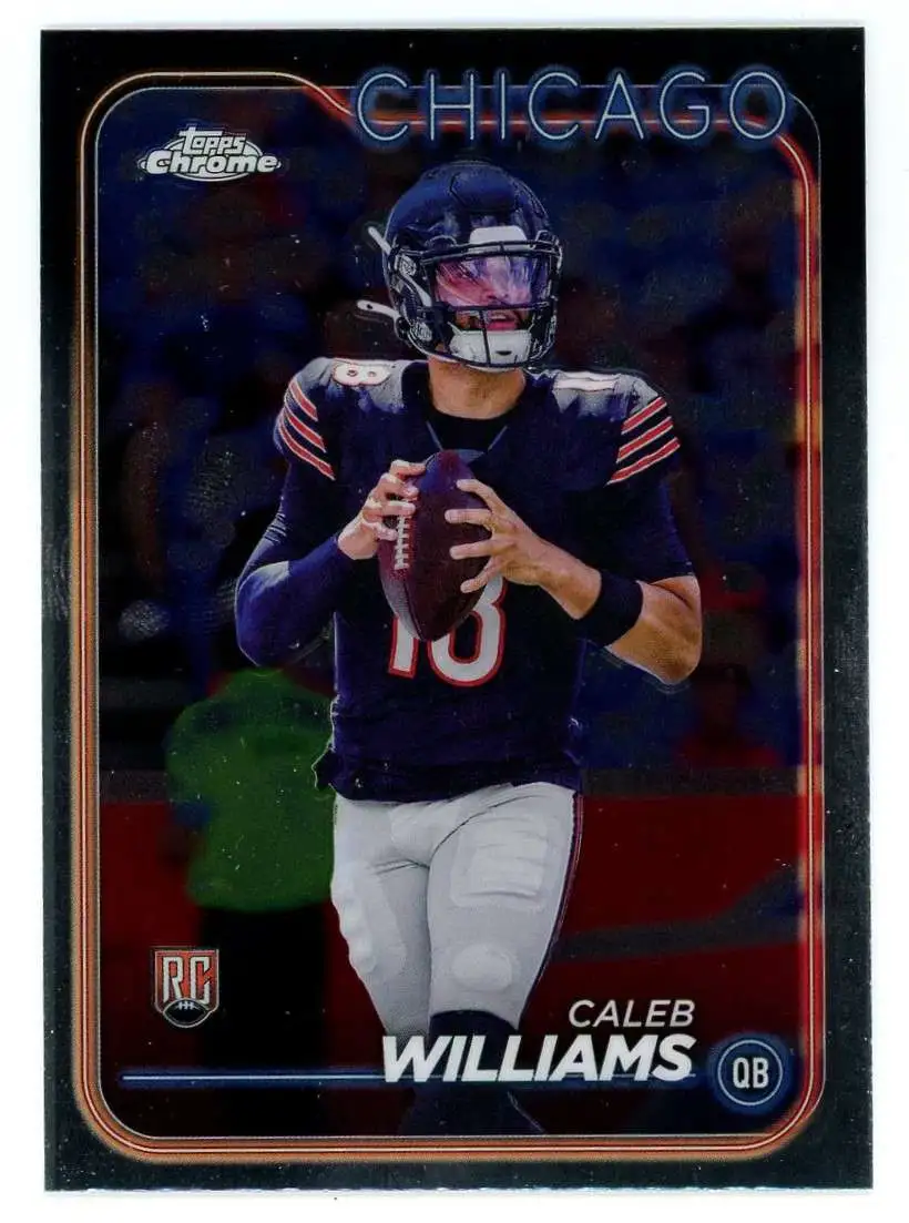 NFL 2024 Topps Chrome Football Base Caleb Williams #202 [Rookie]