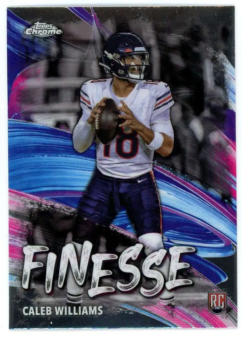 NFL 2024 Topps Chrome Football Finesse Caleb Williams F-1 [Rookie]