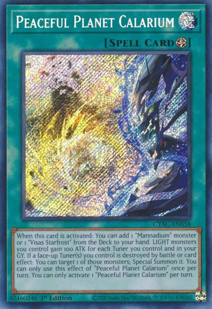 planet deck yugioh YuGiOh Cyberstorm Access Super Rare Mannadium Abscission Cyac-en057