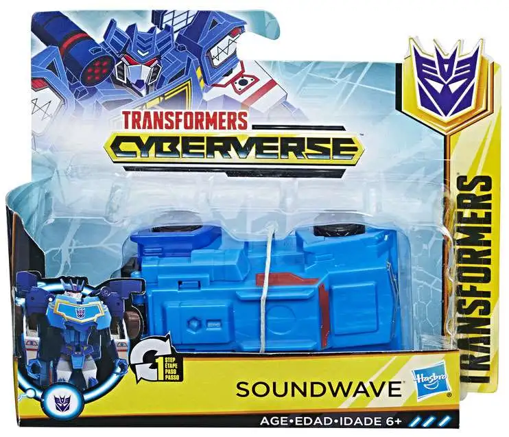 NEW Hasbro Transformers Cyberverse Soundwave Easy One Step Ages 6 & Up 