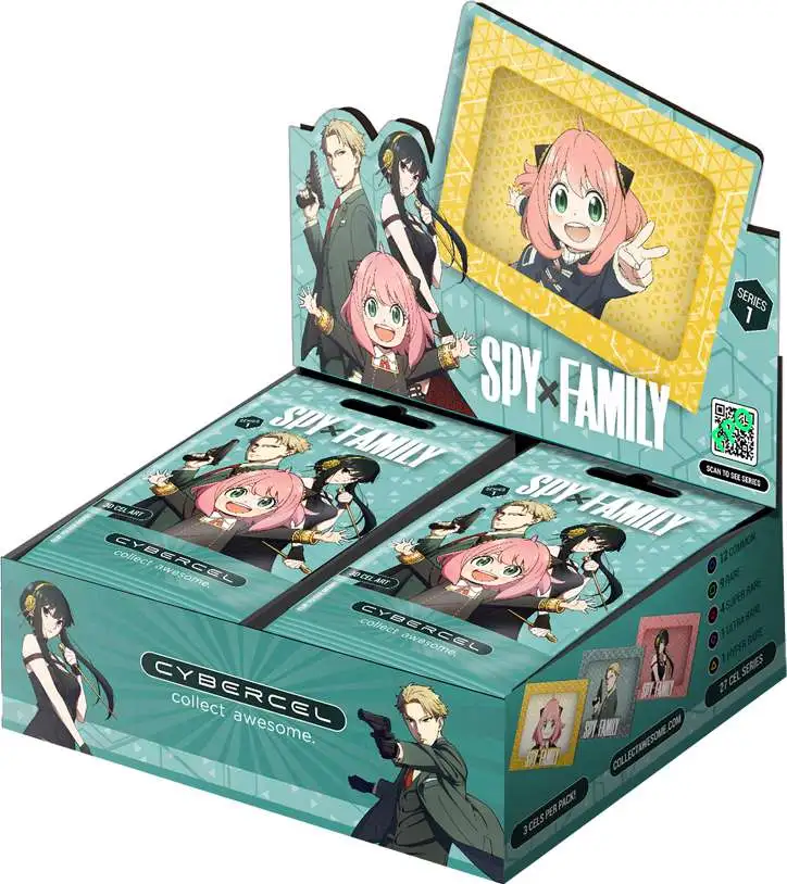 Cybercel Spy X Family Trading Card Box [20 Packs]