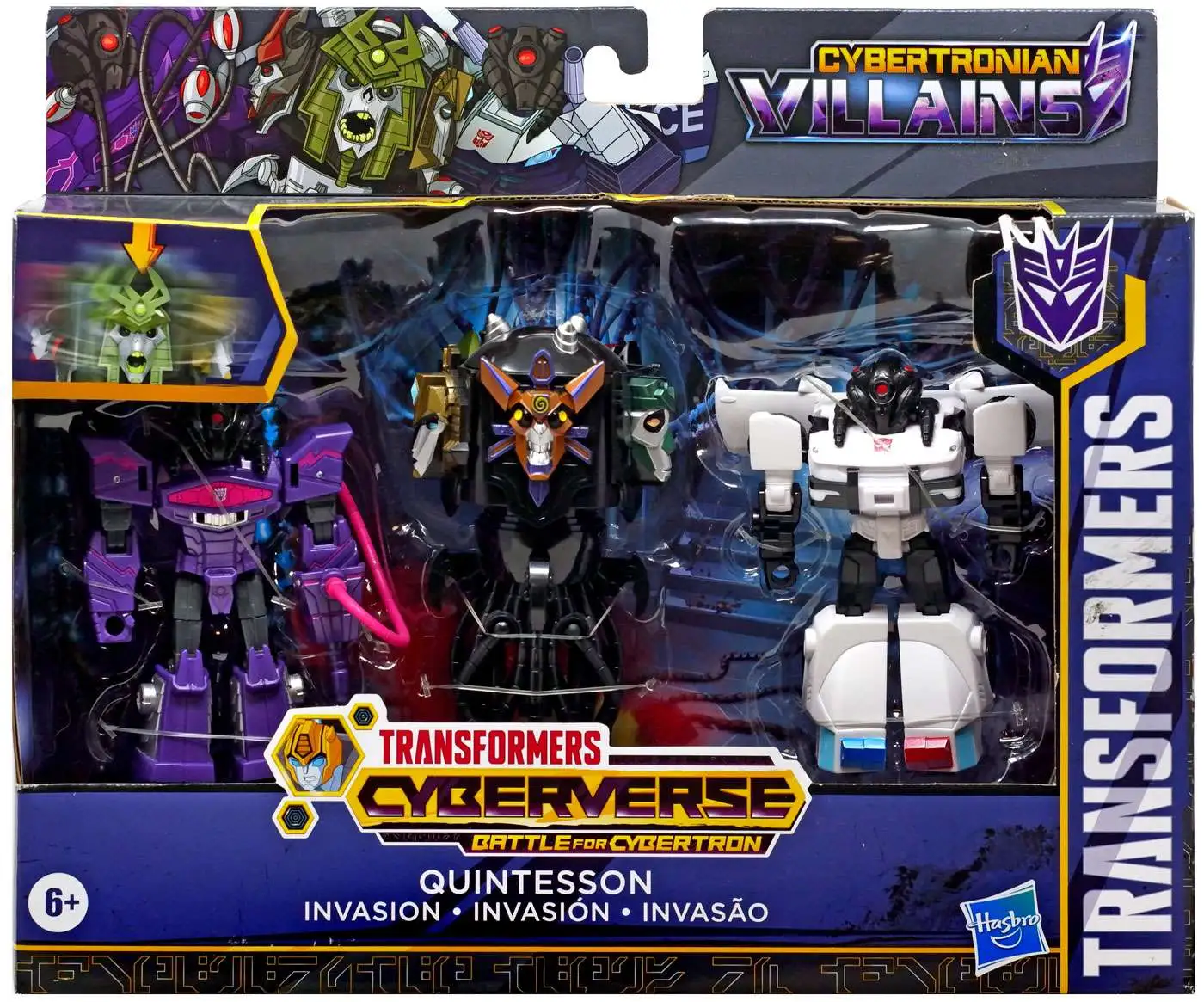 Transformers Bumblebee Cyberverse Adventures Quintesson Invasion Pack 