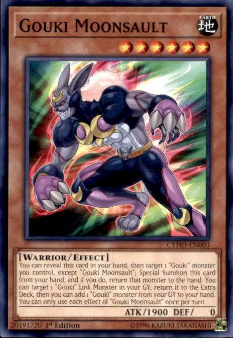 YuGiOh Cybernetic Horizon Common Gouki Moonsault CYHO-EN003