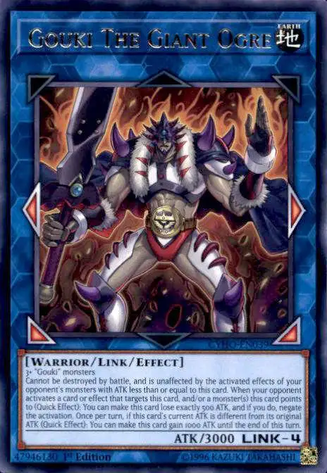 YuGiOh Cybernetic Horizon Rare Gouki The Giant Ogre CYHO-EN039