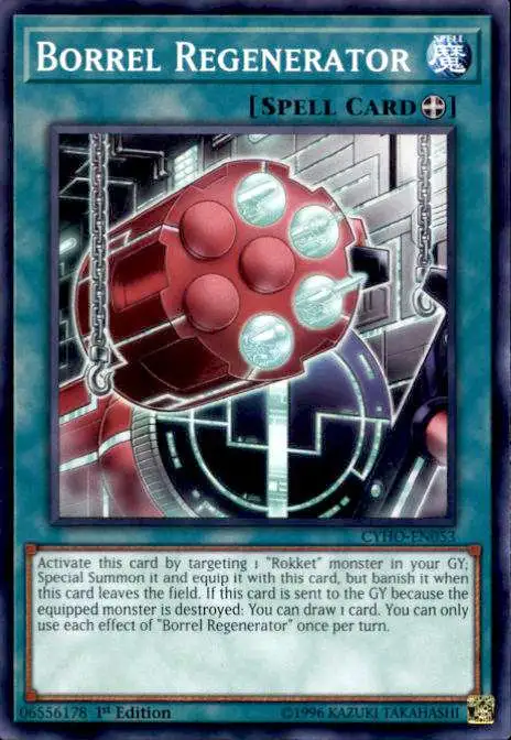 YuGiOh Cybernetic Horizon Common Borrel Regenerator CYHO-EN053