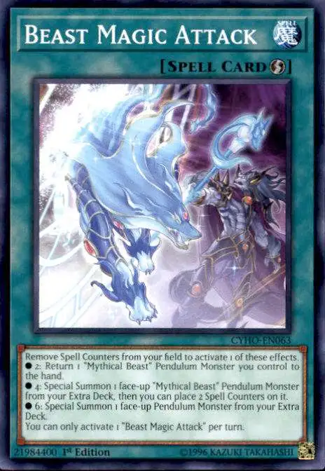 YuGiOh Cybernetic Horizon Common Beast Magic Attack CYHO-EN063