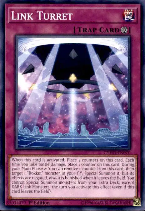 YuGiOh Cybernetic Horizon Common Link Turret CYHO-EN070