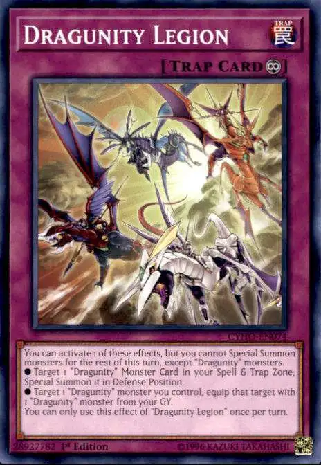 YuGiOh Cybernetic Horizon Common Dragunity Legion CYHO-EN074