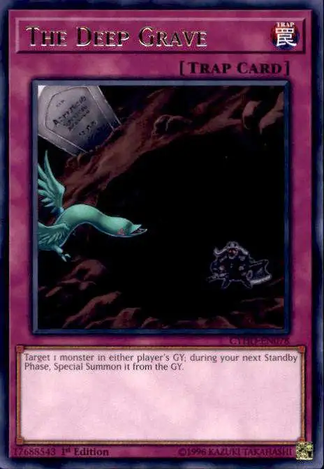 YuGiOh Cybernetic Horizon Rare The Deep Grave CYHO-EN078