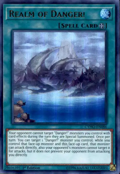 YuGiOh Cybernetic Horizon Ultra Rare Realm of Danger! CYHO-EN086