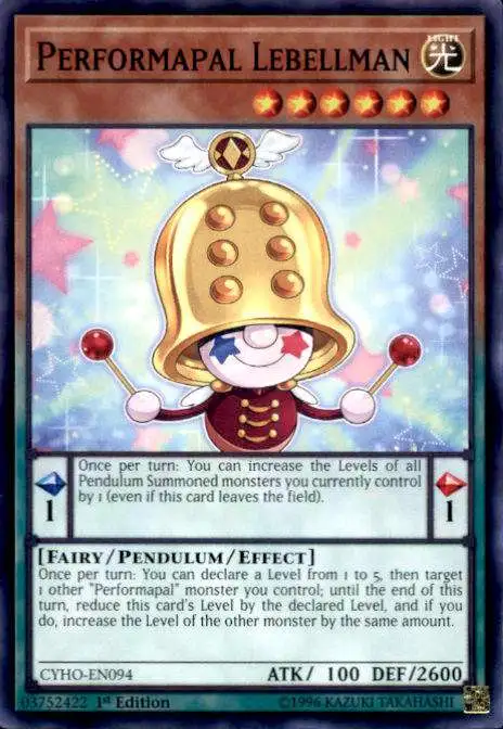 YuGiOh Cybernetic Horizon Common Performapal Lebellman CYHO-EN094