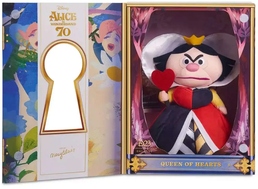 Disney Alice in Wonderland Plush Doll Limited D23 70th Anniversary New