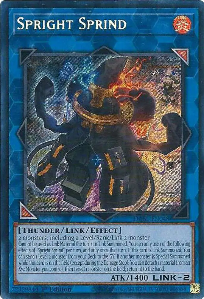 YuGiOh Darkwing Blast Secret Rare Spright Sprind DABL-EN048