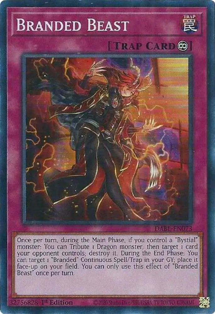 YuGiOh Darkwing Blast Super Rare Branded Beast DABL-EN073