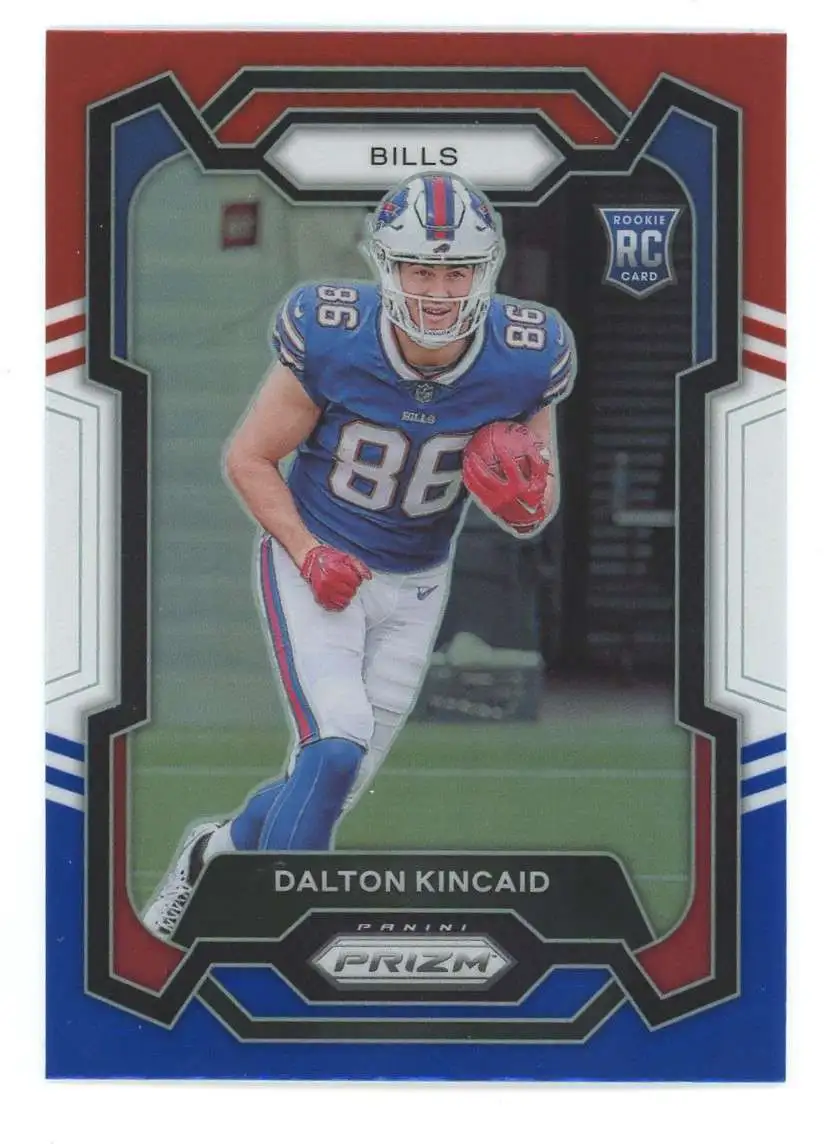 NFL 2023 Panini Prizm Red White Blue Dalton Kincaid #308 [Rookie]