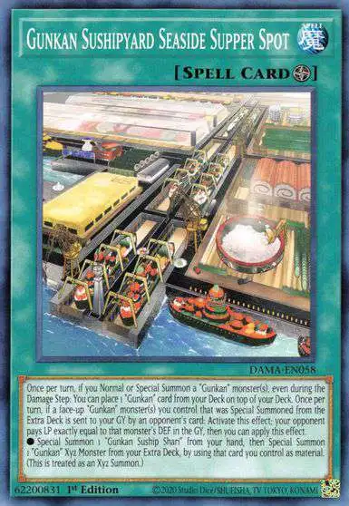 yugioh gunkan cards Yu-Gi-Oh! Suship Ikura-Class Dreadnought - MP22-EN148 - Common gunkan suship as rush duel