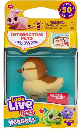 Little Live Pets NeeDees Dandee Duck Wearable Interactive Figure Pack