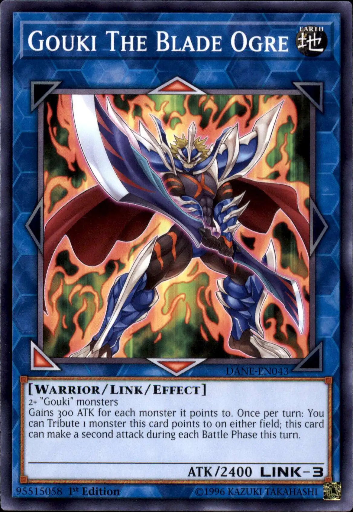 YuGiOh Dark Neostorm Common Gouki The Blade Ogre DANE-EN043