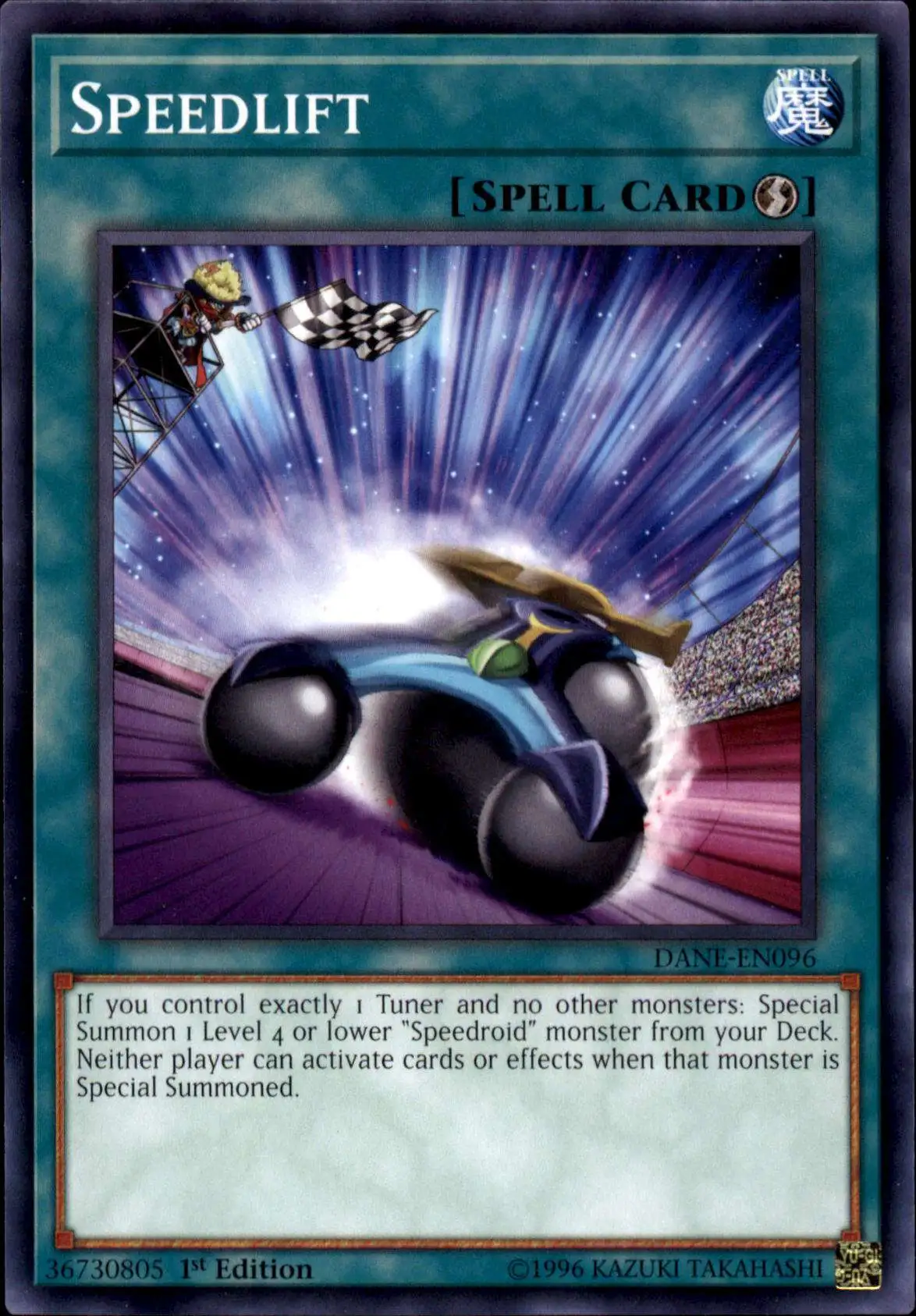 YuGiOh Dark Neostorm Common Speedlift DANE-EN096