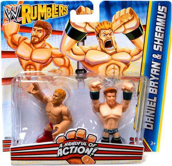 WWE Wrestling Rumblers Series 2 Daniel Bryan Sheamus Mini 