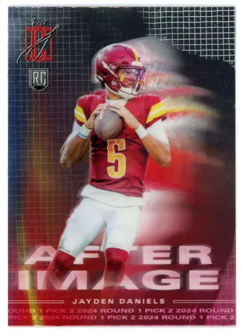 NFL 2024 Topps Signature Class Football After Image Jayden Daniels AI-7 [Rookie]