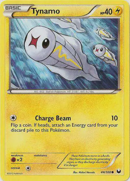 Pokemon Trading Card Game Black & White Dark Explorers Common Tynamo #44