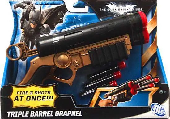 Batman The Dark Knight Rises Triple Barrel Grapnel Roleplay Toy Mattel Toys  - ToyWiz