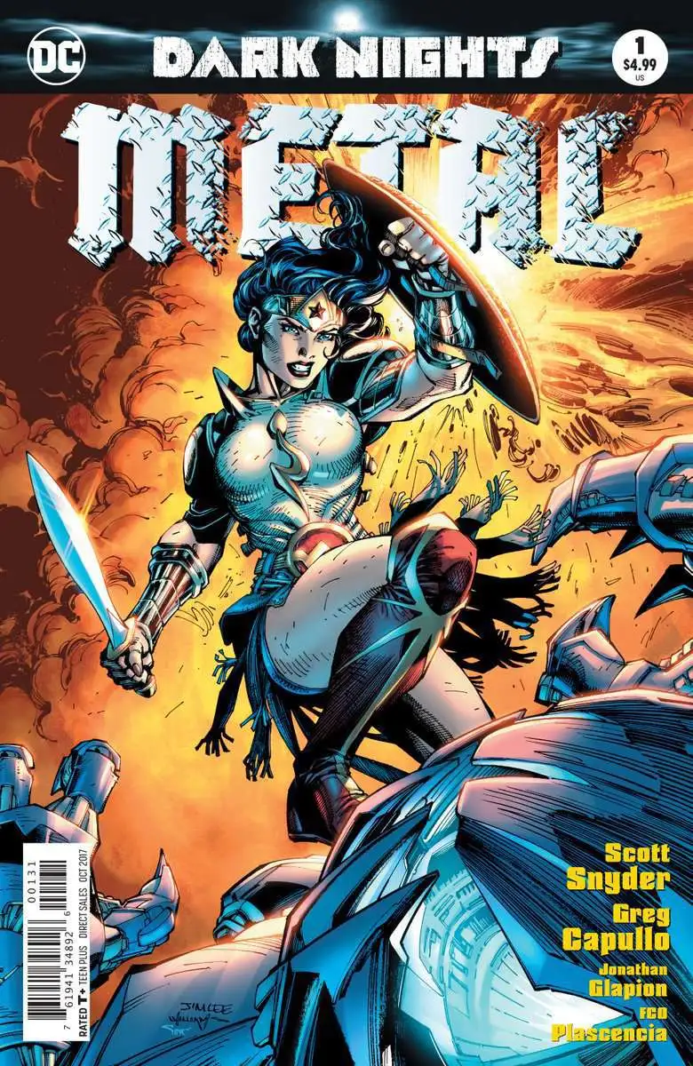 DARK NIGHTS METAL #4 JIIM LEE VARIANT COVER BATMAN SUPERMAN NEW 1 