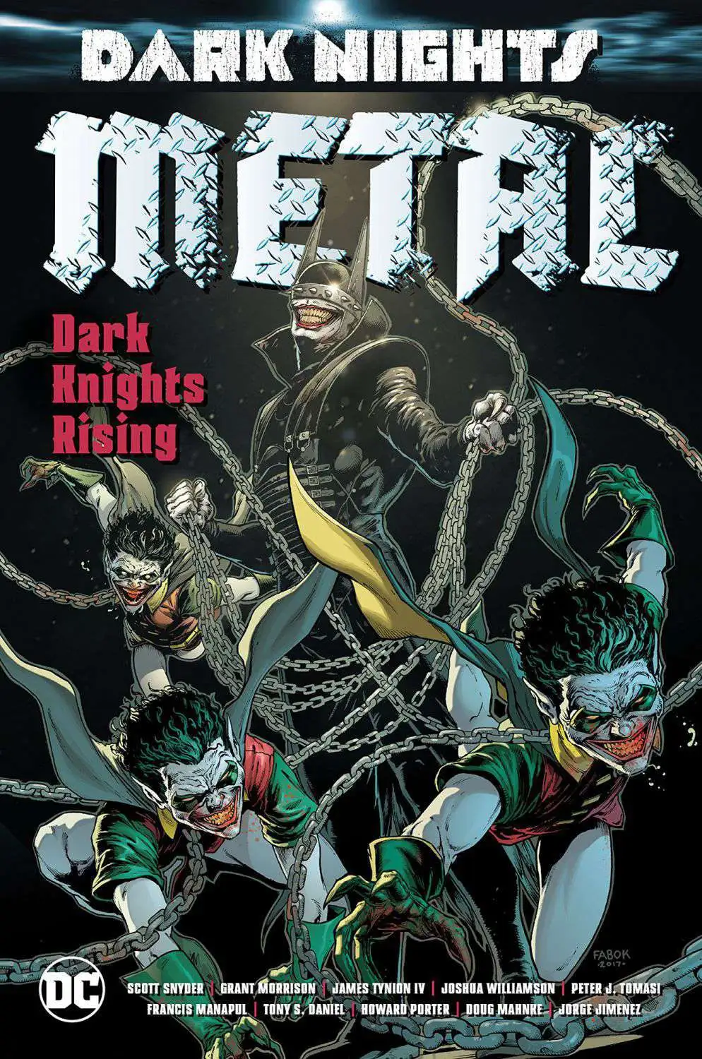 DC Dark Nights Metal Dark Knights Rising Hard Cover Comic Book