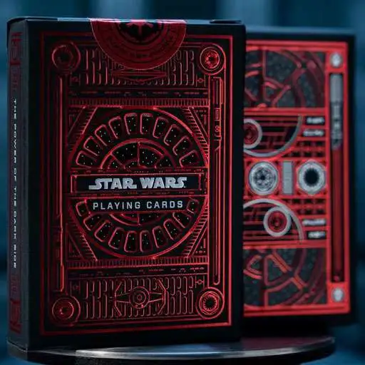 Star Wars Playing Cards Deck in Collectible Tin Box Holder Disney Kylo Ren 