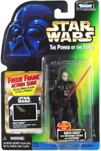 Star Wars Return of the Jedi Power of the Force POTF2 Kenner Collection Darth Vader Action Figure [Removable Helmet]