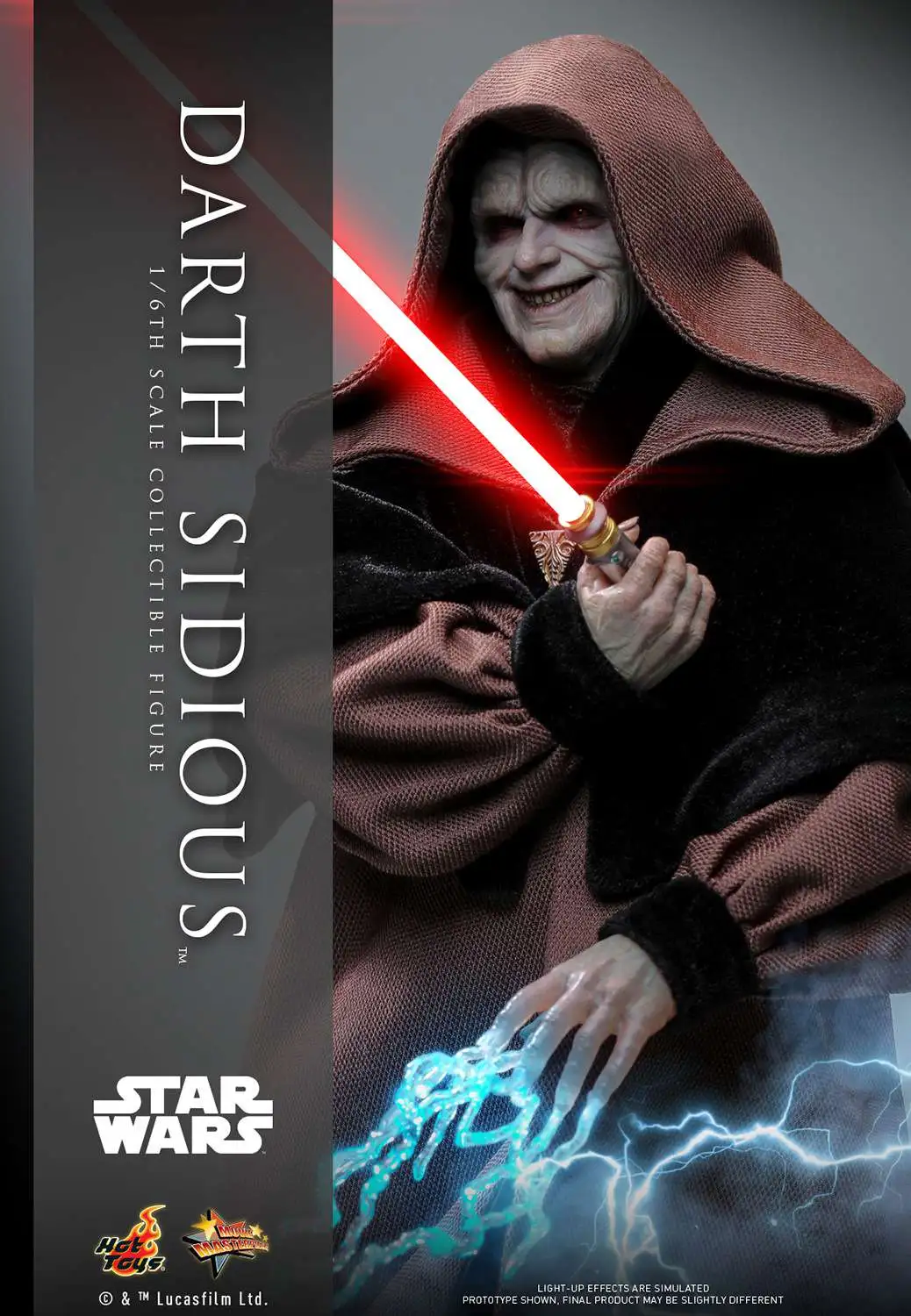 Star Wars Revenge of the Sith Darth Sidious Collectible 1/6 Scale Figure (Pre-Order ships October 2025)