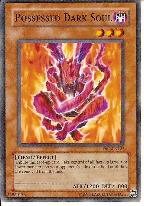 YuGiOh Dark Beginning 2 Common Possesed Dark Soul DB2-EN127