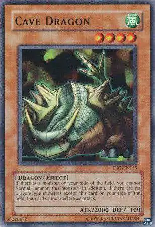 YuGiOh Dark Beginning 2 Common Cave Dragon DB2-EN155